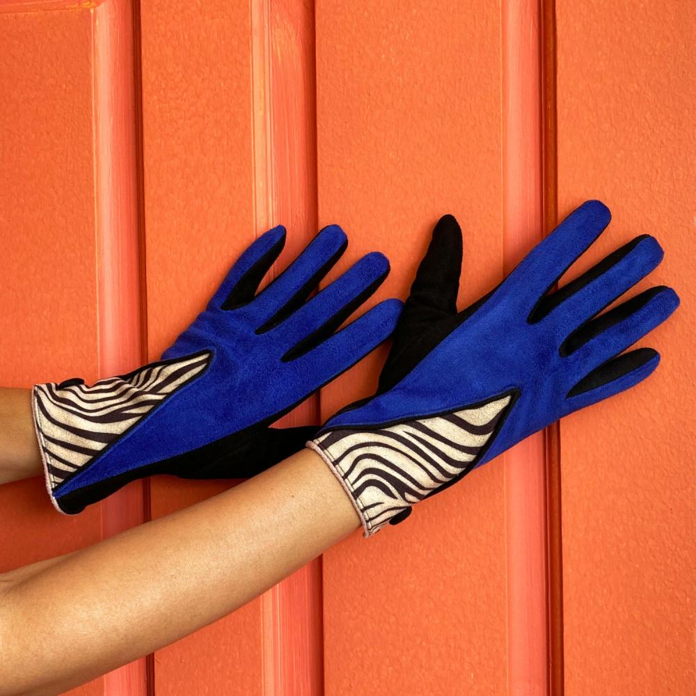 Blue Zebra Gloves Accessories