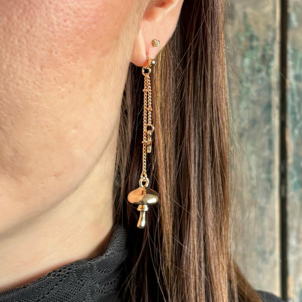 Gold Earrings Accessories