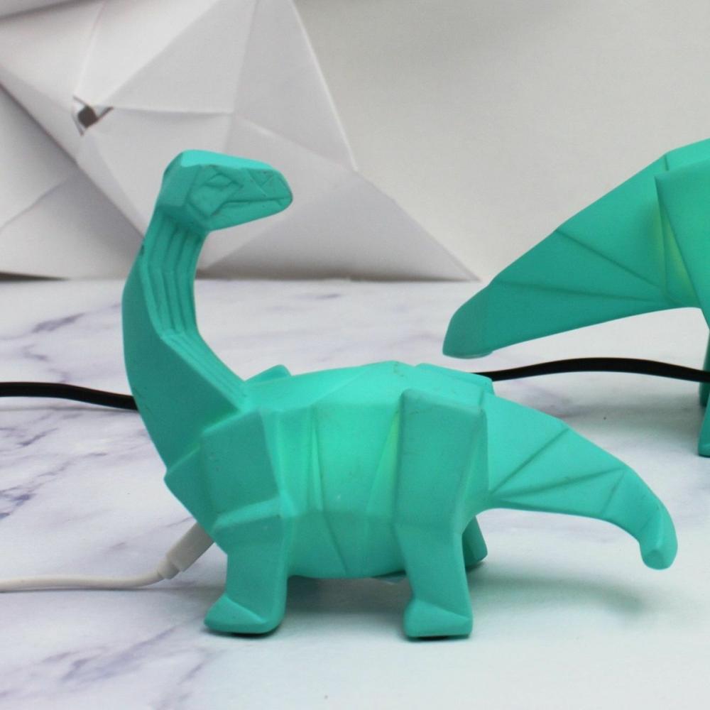 Mini Led Lamp Dinosaur Green Homeware