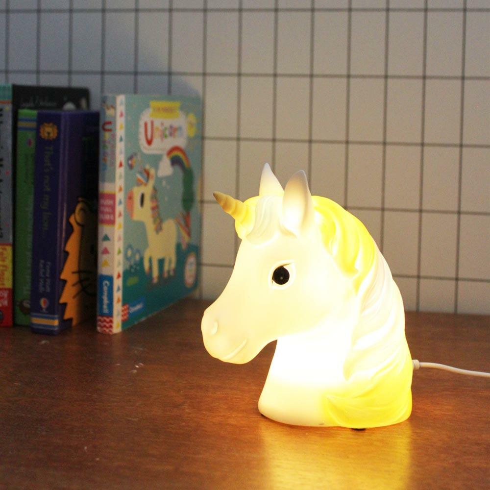 Mini Unicorn Head LED Homeware