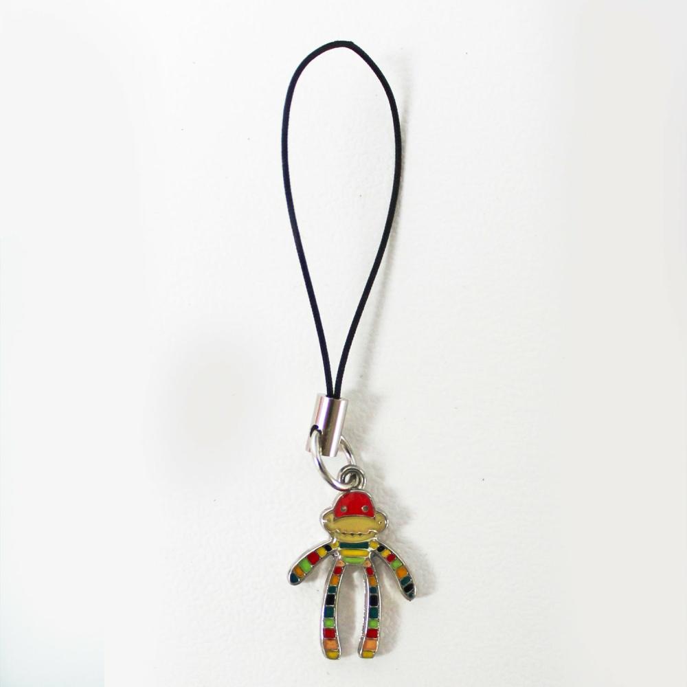 Monkey Phone Charm Assorted Colours Accessories