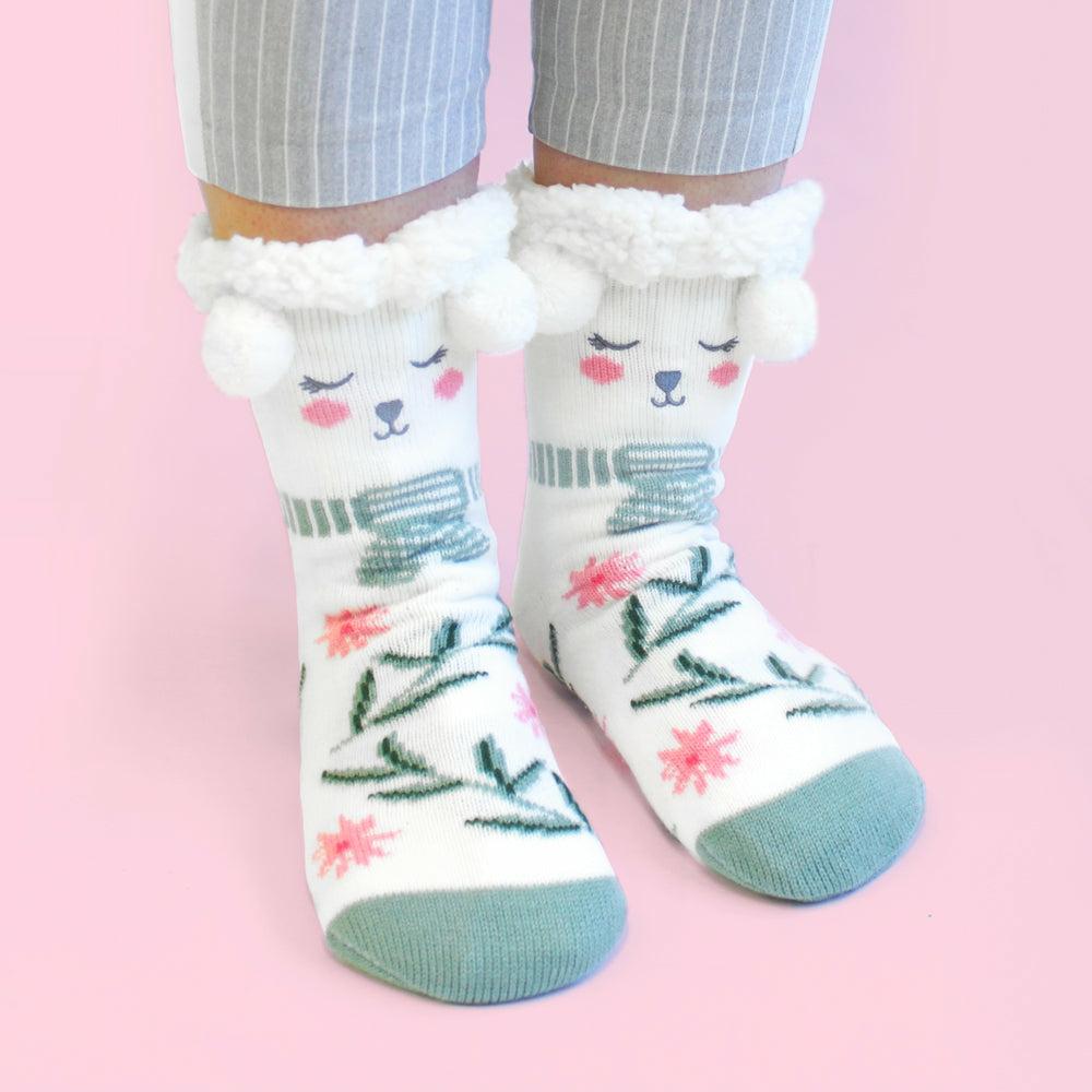 Polar Bear Slipper Socks Accessories