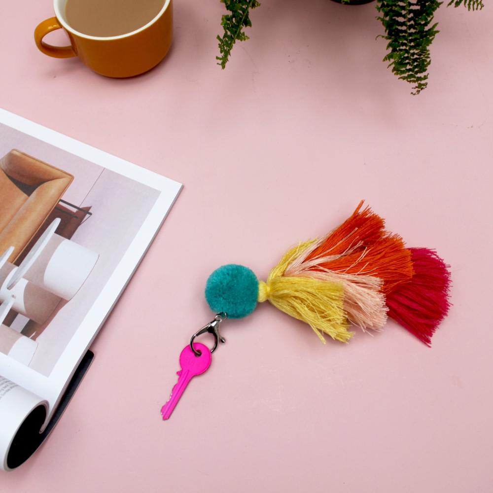 Pompom Keychain Accessories