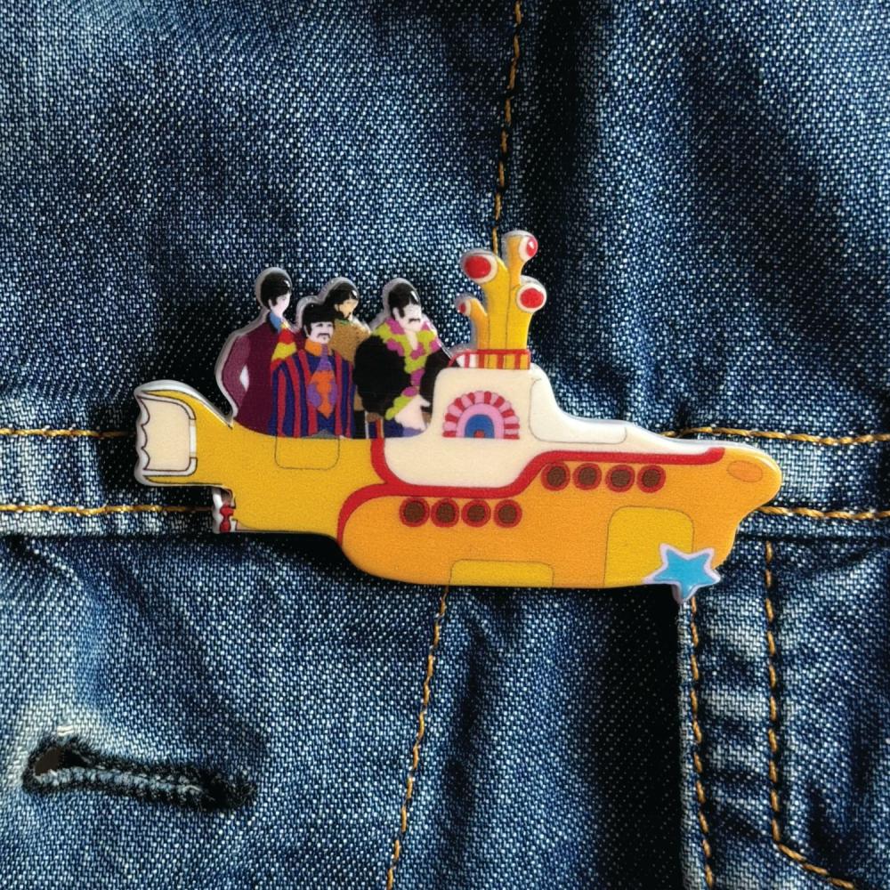 Yellow Submarine Brooch Accessories