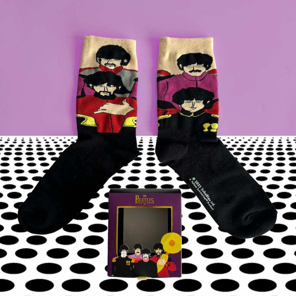 Yellow Submarine Faces Socks Accessories